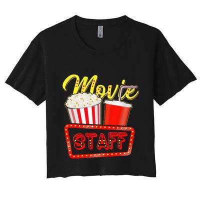 Movie Staff Party Night Behind The Scenes Awesomeness Crop Top