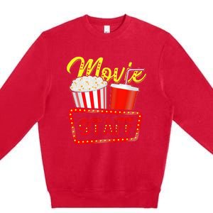 Movie Staff Party Night Behind The Scenes Awesomeness Premium Crewneck Sweatshirt