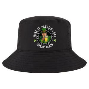 Make St Patricks Day Great Again Funny Trump Republican 2024 Cool Comfort Performance Bucket Hat