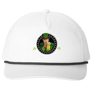 Make St Patricks Day Great Again Funny Trump Republican 2024 Snapback Five-Panel Rope Hat