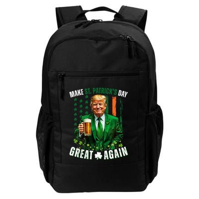 Make St Patricks Day Great Again Trump Shamrock Irish Funny Cute Gift Backpack