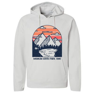 Mohican State Park Ohio Outdoors Camping Hiking Performance Fleece Hoodie