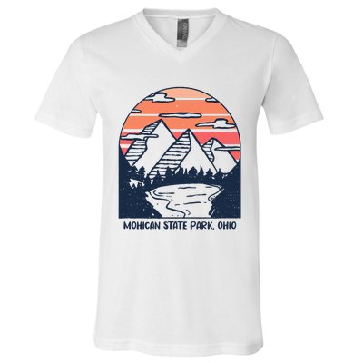 Mohican State Park Ohio Outdoors Camping Hiking V-Neck T-Shirt