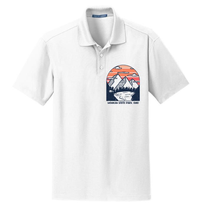 Mohican State Park Ohio Outdoors Camping Hiking Dry Zone Grid Polo