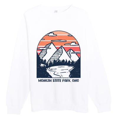 Mohican State Park Ohio Outdoors Camping Hiking Premium Crewneck Sweatshirt