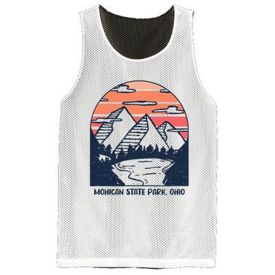 Mohican State Park Ohio Outdoors Camping Hiking Mesh Reversible Basketball Jersey Tank