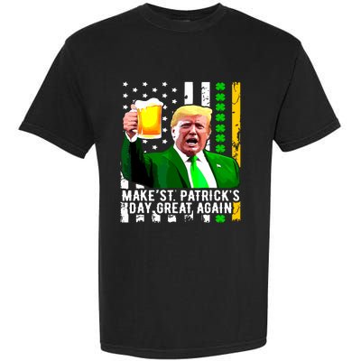 Make St Patricks Day Great Again Funny Trump Garment-Dyed Heavyweight T-Shirt