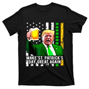 Make St Patricks Day Great Again Funny Trump T-Shirt