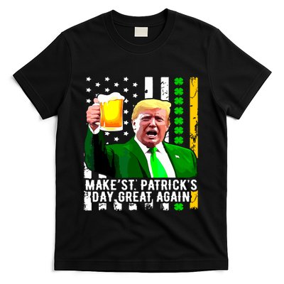 Make St Patricks Day Great Again Funny Trump T-Shirt