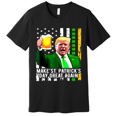 Make St Patricks Day Great Again Funny Trump Premium T-Shirt