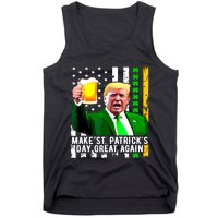 Make St Patricks Day Great Again Funny Trump Tank Top