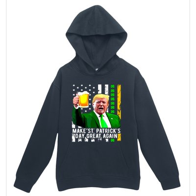 Make St Patricks Day Great Again Funny Trump Urban Pullover Hoodie