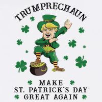 Make St Patricks Day Great Again Trump Leprechaun Tall T-Shirt