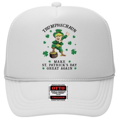 Make St Patricks Day Great Again Trump Leprechaun Trucker Hat