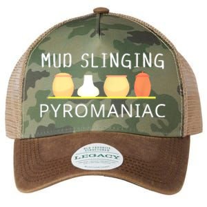 Mud Slinging Pyromaniac Pottery Clay Legacy Tie Dye Trucker Hat