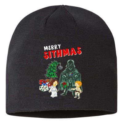 Merry Sithmas Princess Leia Luke Christmas Sustainable Beanie