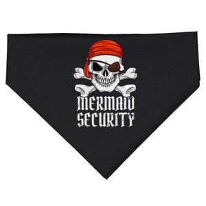 Mermaid Security Pirate Halloween Skull Pirate Eyepatch USA-Made Doggie Bandana