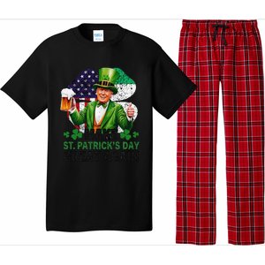 Make St Patricks Day Great Again Funny Trump Pajama Set