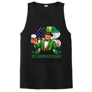 Make St Patricks Day Great Again Funny Trump PosiCharge Competitor Tank