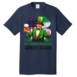 Make St Patricks Day Great Again Funny Trump Tall T-Shirt