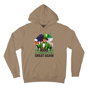 Make St Patricks Day Great Again Funny Trump Hoodie