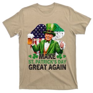 Make St Patricks Day Great Again Funny Trump T-Shirt