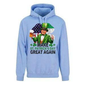 Make St Patricks Day Great Again Funny Trump Unisex Surf Hoodie