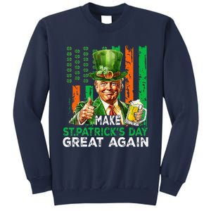 Make St Patricks Day Great Again Funny Trump Sweatshirt