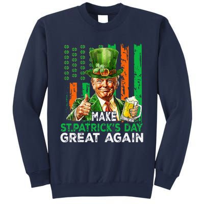 Make St Patricks Day Great Again Funny Trump Sweatshirt