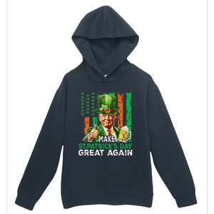 Make St Patricks Day Great Again Funny Trump Urban Pullover Hoodie