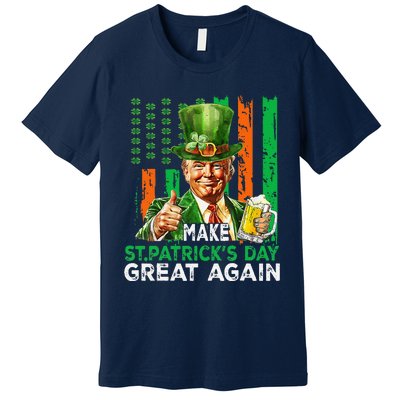 Make St Patricks Day Great Again Funny Trump Premium T-Shirt