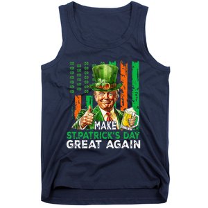 Make St Patricks Day Great Again Funny Trump Tank Top