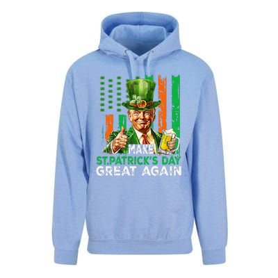 Make St Patricks Day Great Again Funny Trump Unisex Surf Hoodie