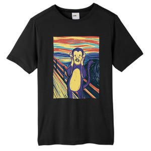 Monkey Screaming Painting Parody Tall Fusion ChromaSoft Performance T-Shirt