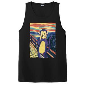 Monkey Screaming Painting Parody PosiCharge Competitor Tank