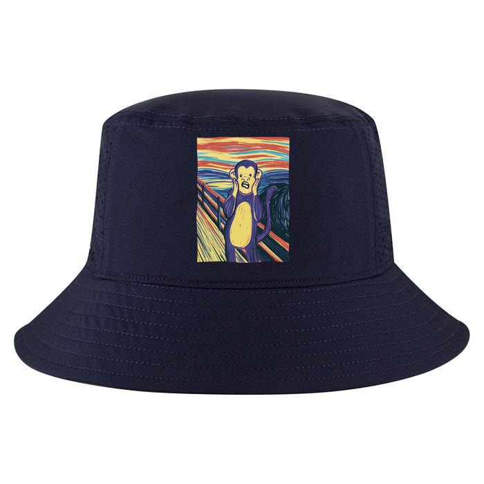 Monkey Screaming Painting Parody Cool Comfort Performance Bucket Hat