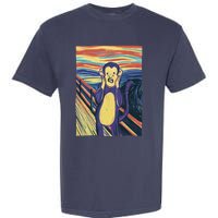 Monkey Screaming Painting Parody Garment-Dyed Heavyweight T-Shirt