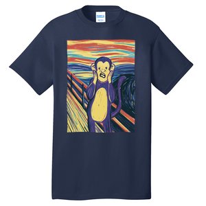 Monkey Screaming Painting Parody Tall T-Shirt