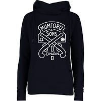 Mumford & Sons Pistols Womens Funnel Neck Pullover Hood