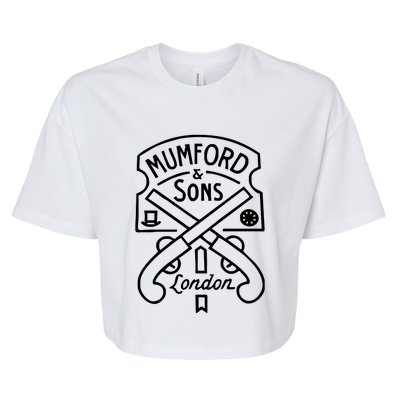 Mumford & Sons Pistols Bella+Canvas Jersey Crop Tee