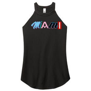 Miami Sports Pride Fan City Women’s Perfect Tri Rocker Tank