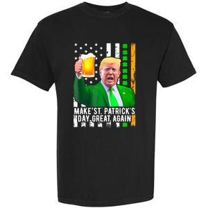 Make St PatrickS Day Great Again Funny Trump Garment-Dyed Heavyweight T-Shirt