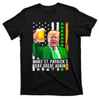 Make St PatrickS Day Great Again Funny Trump T-Shirt