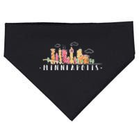 Minneapolis Skyline Pride Vintage Minnesota USA-Made Doggie Bandana