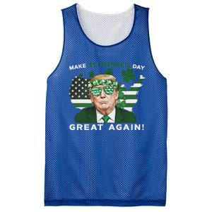 Make St Patricks Day Great Again Trump Mesh Reversible Basketball Jersey Tank