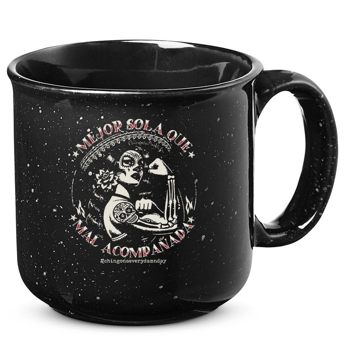 Mejor Sola Que Mal Acompañada 15oz Campfire Ceramic Mug