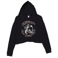 Mejor Sola Que Mal Acompañada Crop Fleece Hoodie