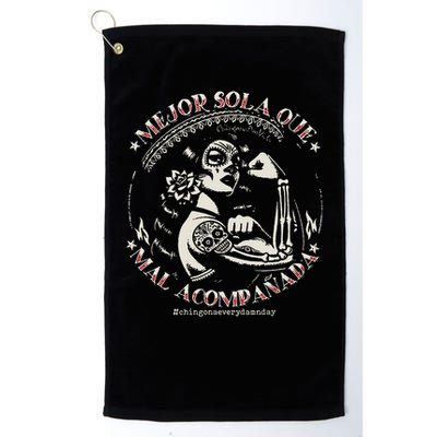 Mejor Sola Que Mal Acompañada Golf Towel