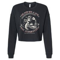 Mejor Sola Que Mal Acompañada Cropped Pullover Crew