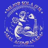 Mejor Sola Que Mal Acompañada V-Neck T-Shirt